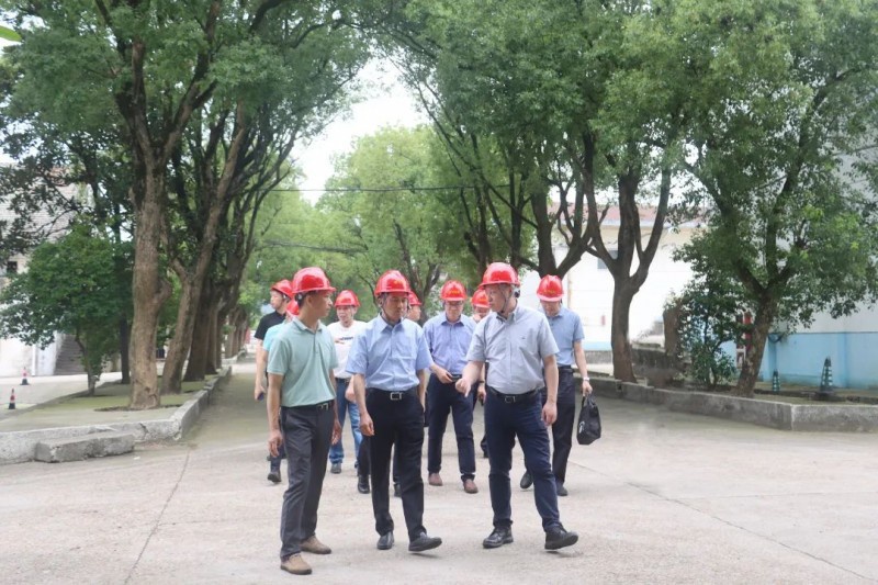 大成國資集團黨委書記、董事長唐先卿到江糧集團所屬企業(yè)督導(dǎo)安全生產(chǎn)工作