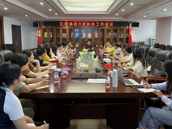 江糧集團(tuán)召開(kāi)月度財(cái)務(wù)經(jīng)理工作會(huì)議